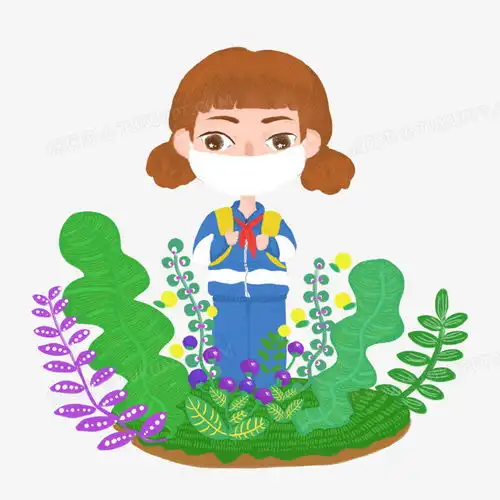 女生头像戴口罩 冷酷口