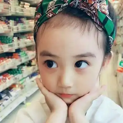  超可爱的萌娃头像呆萌小女生微信头像我要个性网