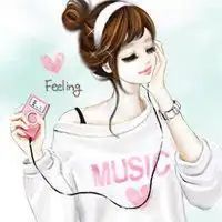  女头像小清新卡通可爱微信头像图片大全