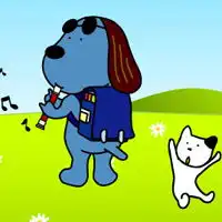  简单小狗头像卡通版