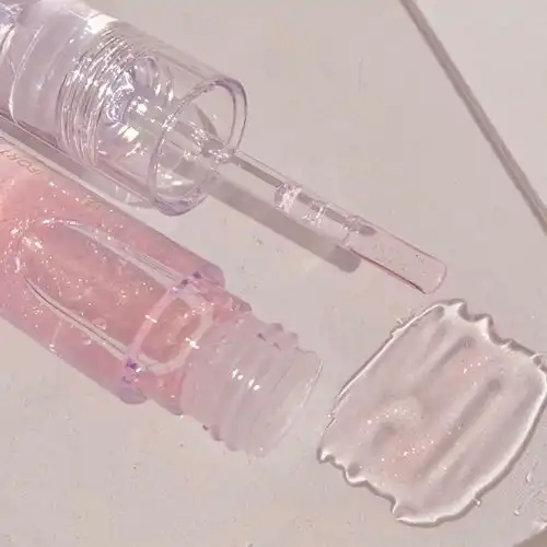  水光啵啵唇护唇油唇蜜唇釉玻璃透明滋润保湿叠涂口红学生款礼盒