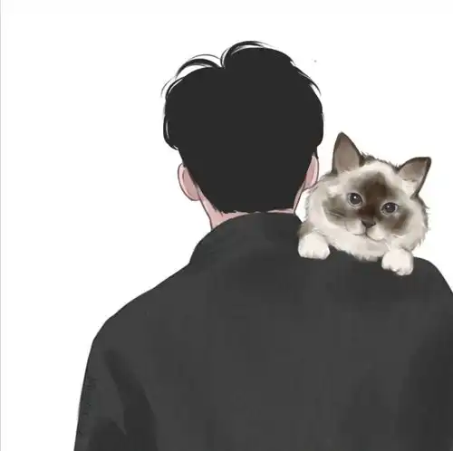  2022年单人头像绘插画男生头像