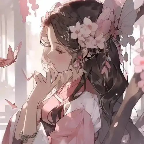  古风情侣头像