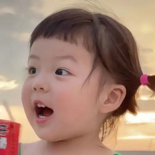  超可爱的丸子妹啊丨萌娃头像