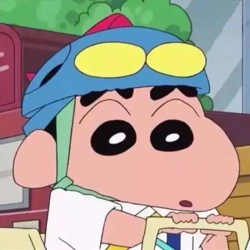  背景图头像蜡笔小新头像