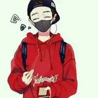 戴帽戴口罩卡通男头像