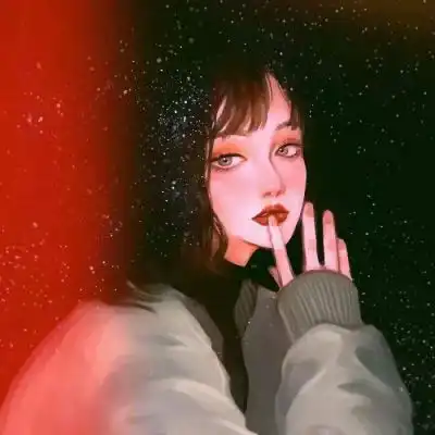 头像女高冷霸气真人戴口