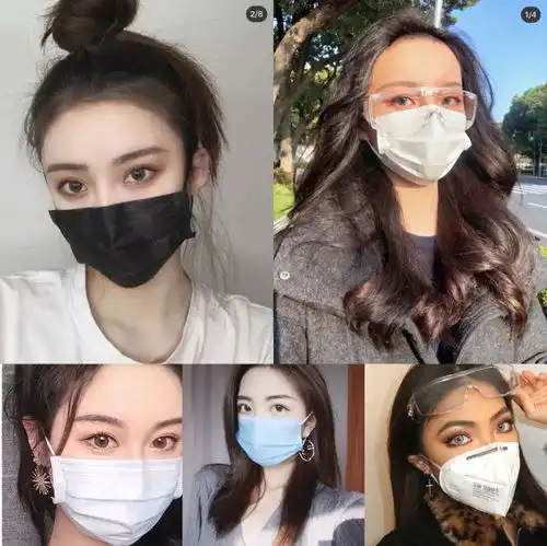 好看的女士戴口罩头像阿