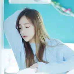  长发简单随性卷发坚定我留长发信心