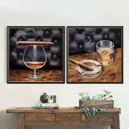  现代红酒酒杯时尚红酒油画无框画图片设计素材高清模板下载19.84mb其他大全