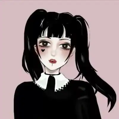 动漫头像女生冷酷霸气黑