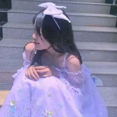 ins头像女生仙气侧脸动