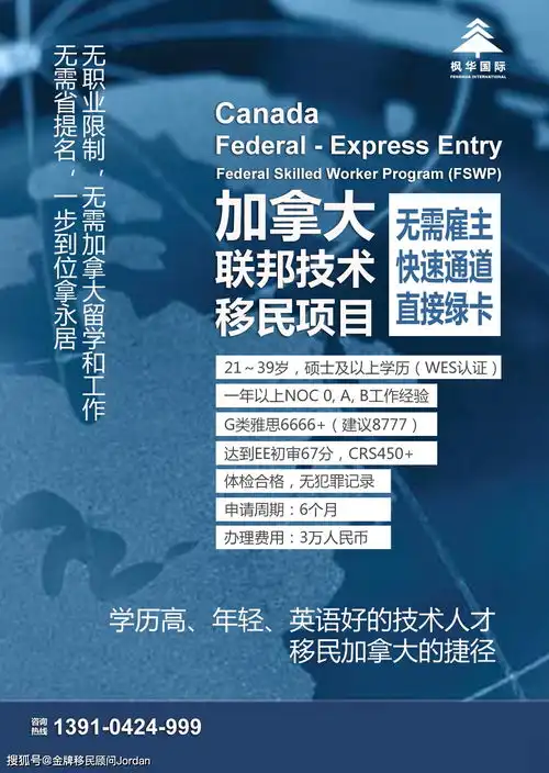  2021年加拿大热门移民项目联邦技术移民项目