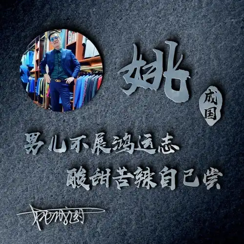  35张微信姓氏头像,3d特效艺术签名头像,您的头像我承包了