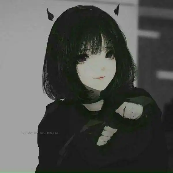  女生超拽霸气冷酷头像,要漫画那种风格的