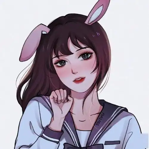 闺蜜头像动漫两人一人一